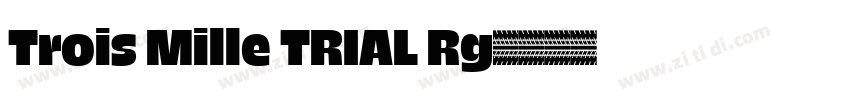 Trois Mille TRIAL Rg字体转换